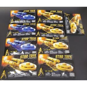9 PCS Star Trek The Original Series Mega Bloks 2016 SDCC Exclusive 50th USS Ente
